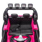 ToyRides Elite 24V Kids Ride On Car W/Parents Remote Control, Rose Pink