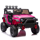 ToyRides Elite 24V Kids Ride On Car W/Parents Remote Control, Rose Pink