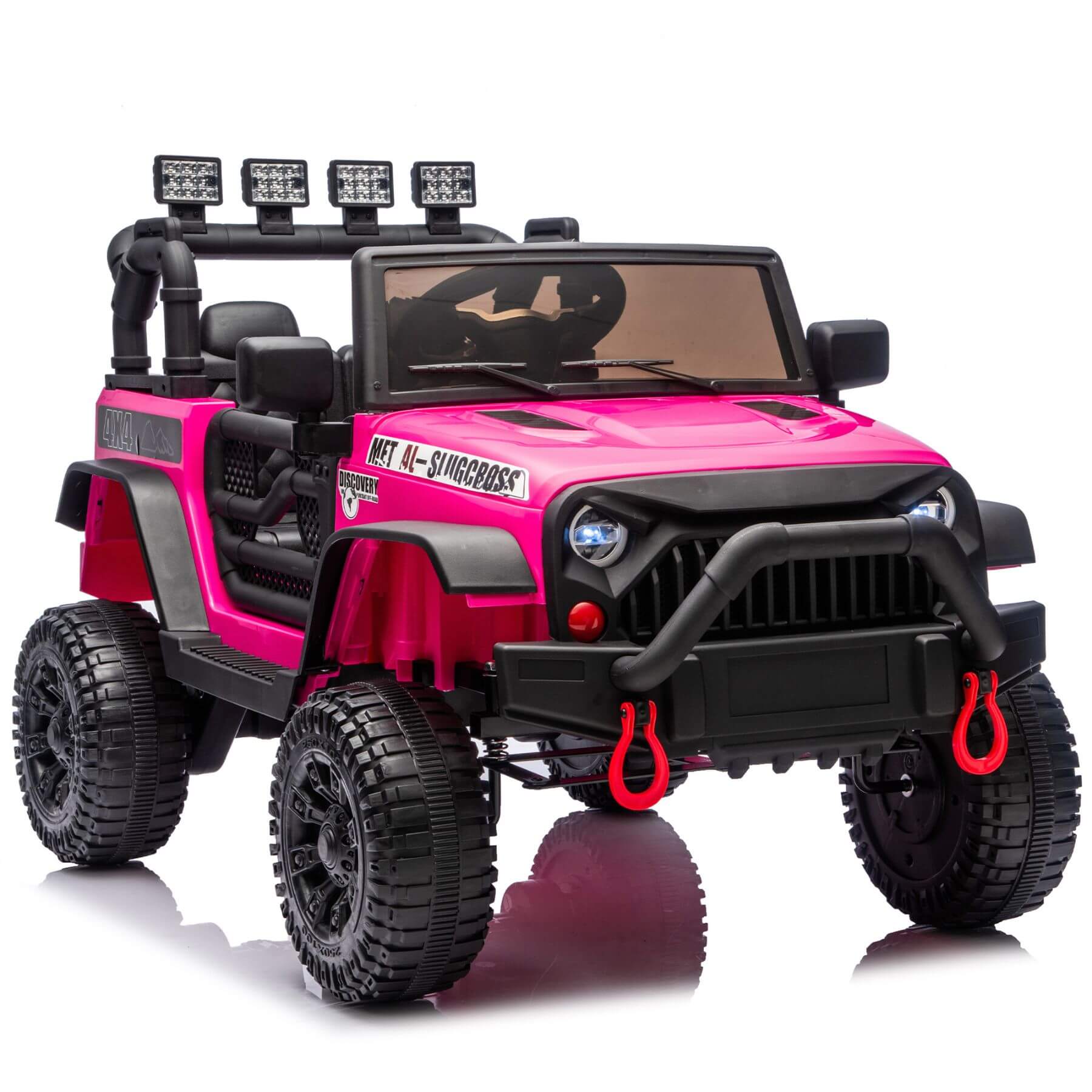 ToyRides Elite 24V Kids Ride On Car W/Parents Remote Control, Rose Pink