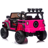 ToyRides Elite 24V Kids Ride On Car W/Parents Remote Control, Rose Pink