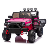 ToyRides Elite 24V Kids Ride On Car W/Parents Remote Control, Rose Pink