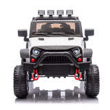 HIFINE 24V Kids Ride On Car W/Parents Remote Control, White