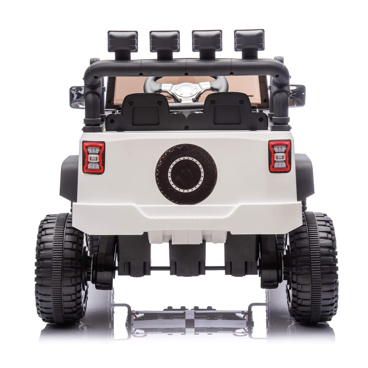 HIFINE 24V Kids Ride On Car W/Parents Remote Control, White