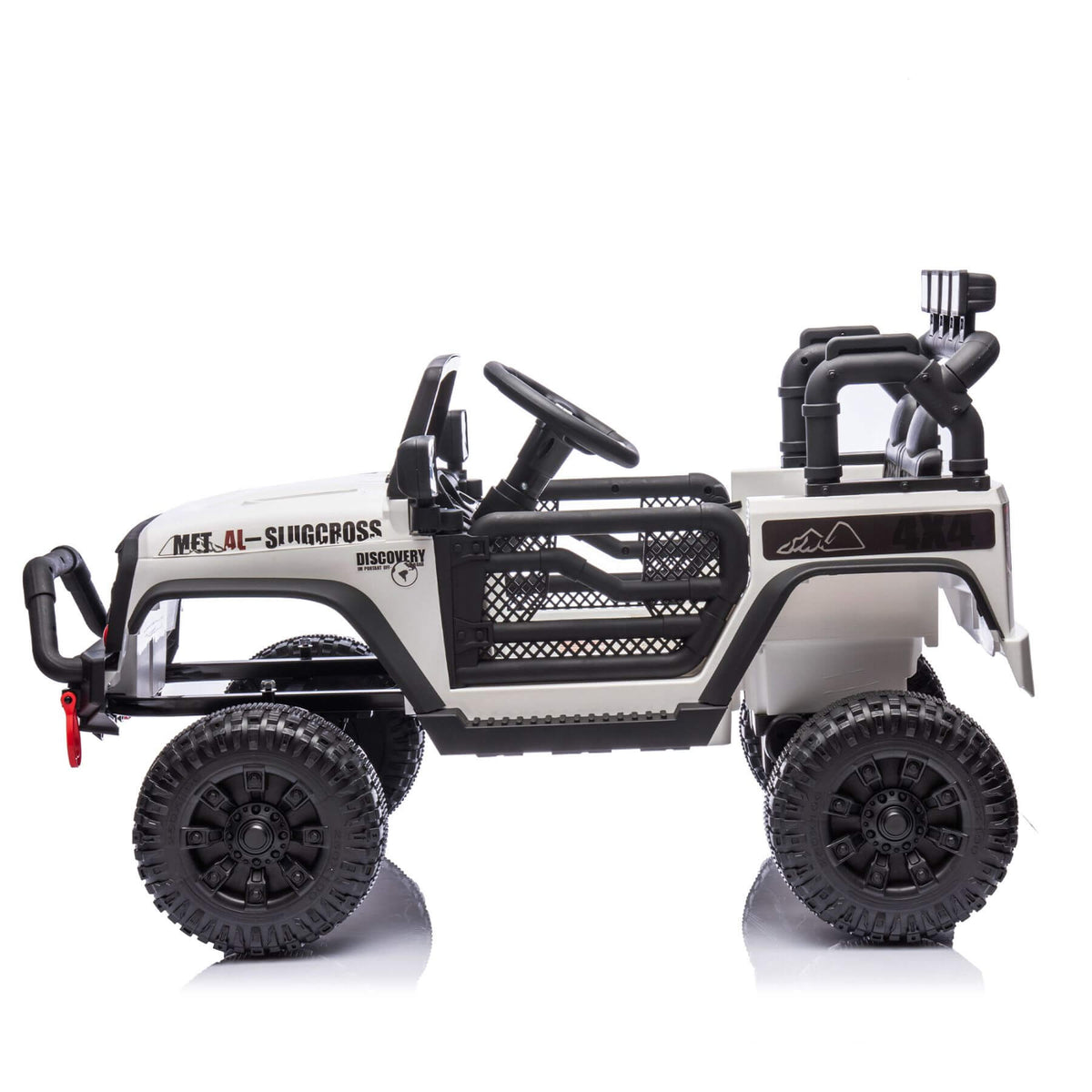 HIFINE 24V Kids Ride On Car W/Parents Remote Control, White
