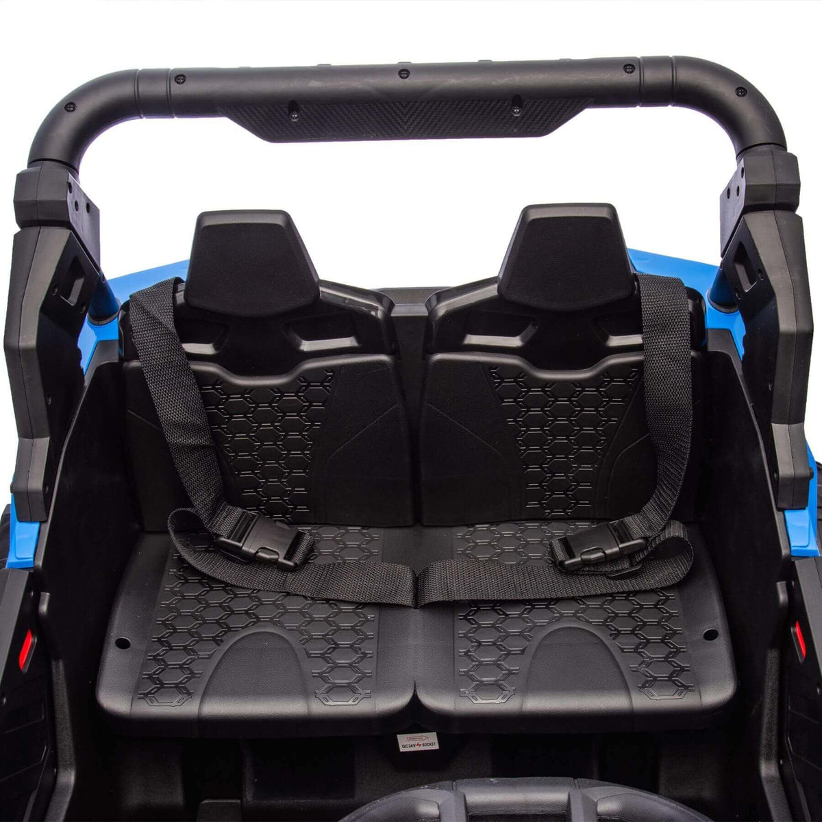 HIFINE 24V Two-Seater Kids Ride On UTV W/Parents Remote Control, for Age 3+, Blue
