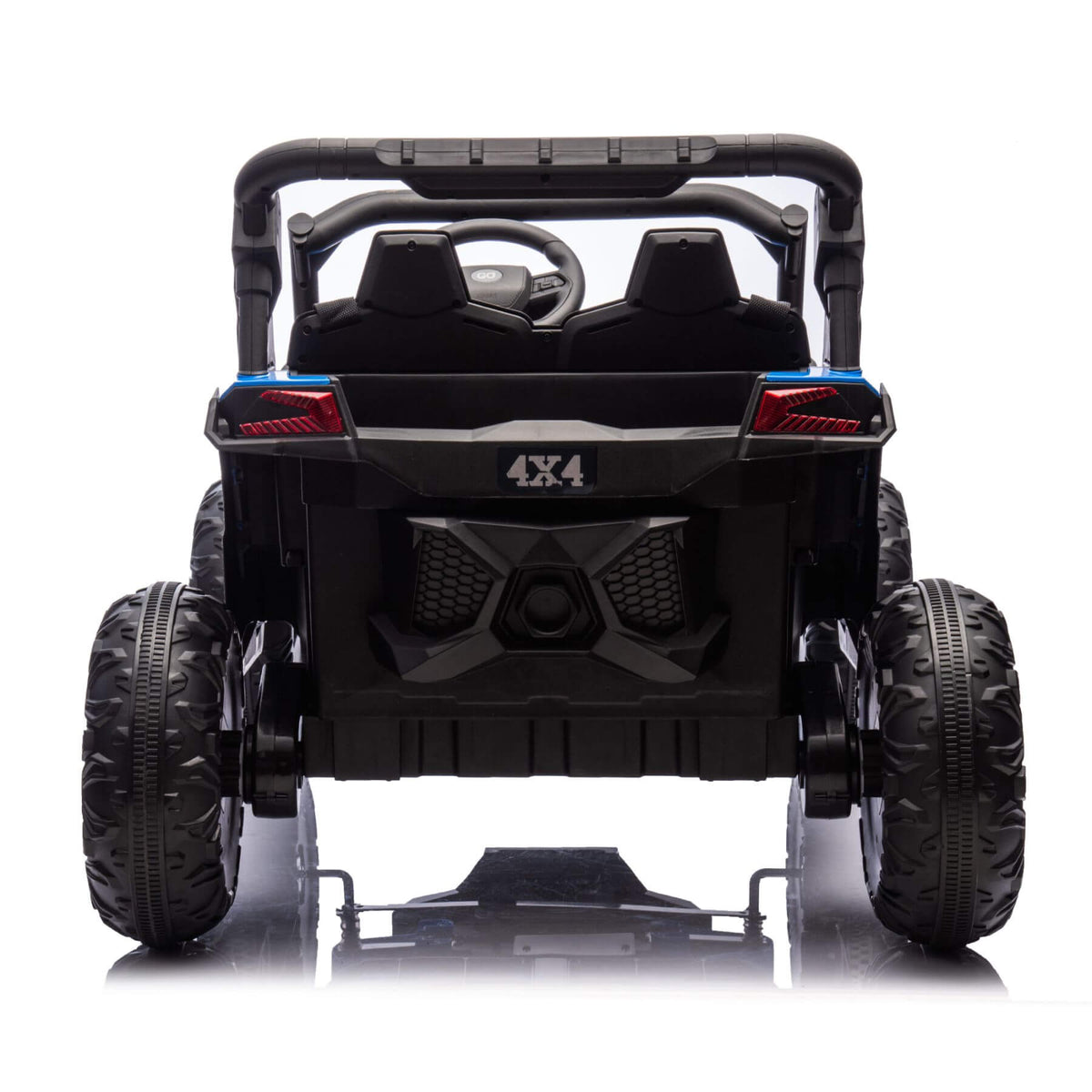 HIFINE 24V Two-Seater Kids Ride On UTV W/Parents Remote Control, for Age 3+, Blue
