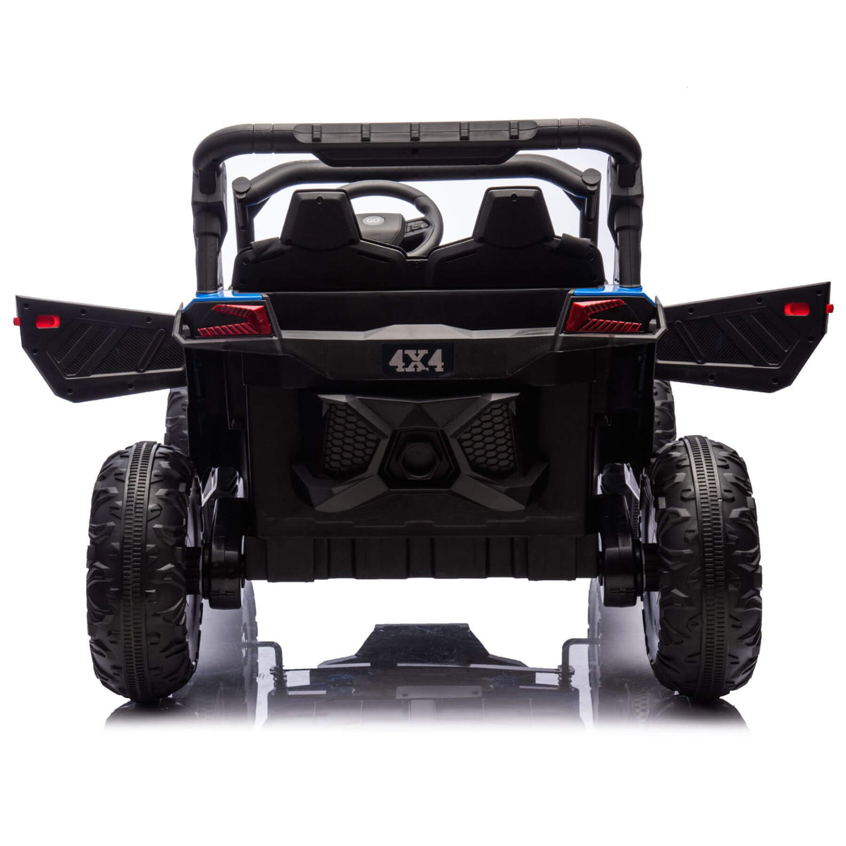 HIFINE 24V Two-Seater Kids Ride On UTV W/Parents Remote Control, for Age 3+, Blue