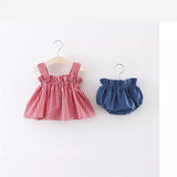 Summer Gingham Dress and Bloomers