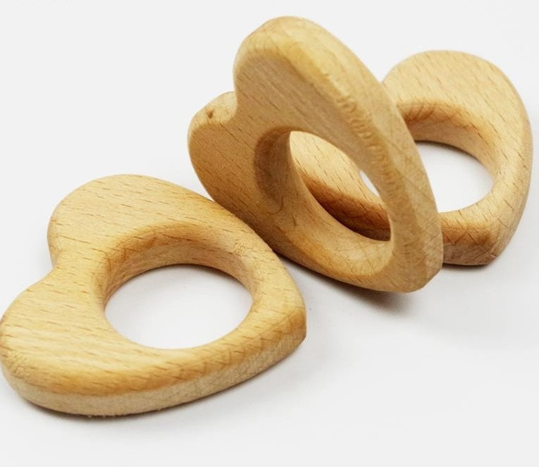 Three Little Tots Beech Wood Baby Teethers, extra product detail