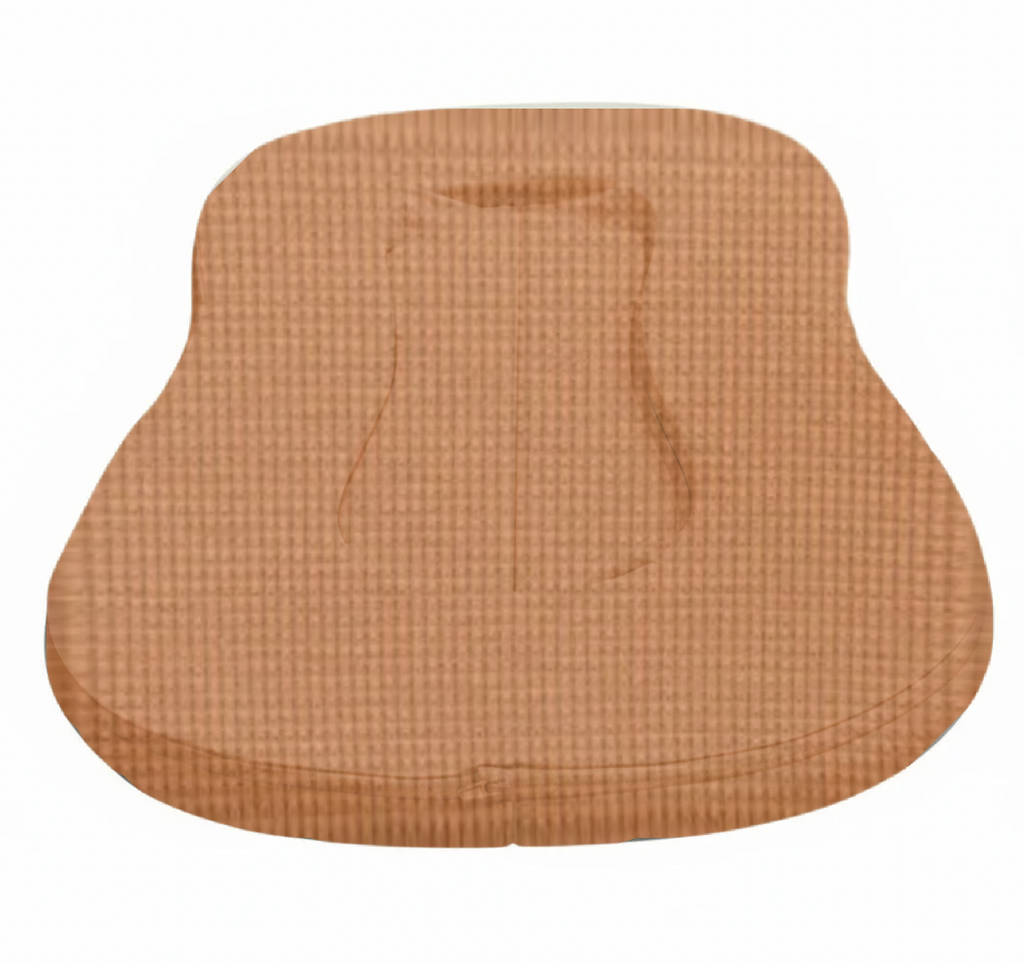 Caramel Brown Waffle Lounger Curve Cover