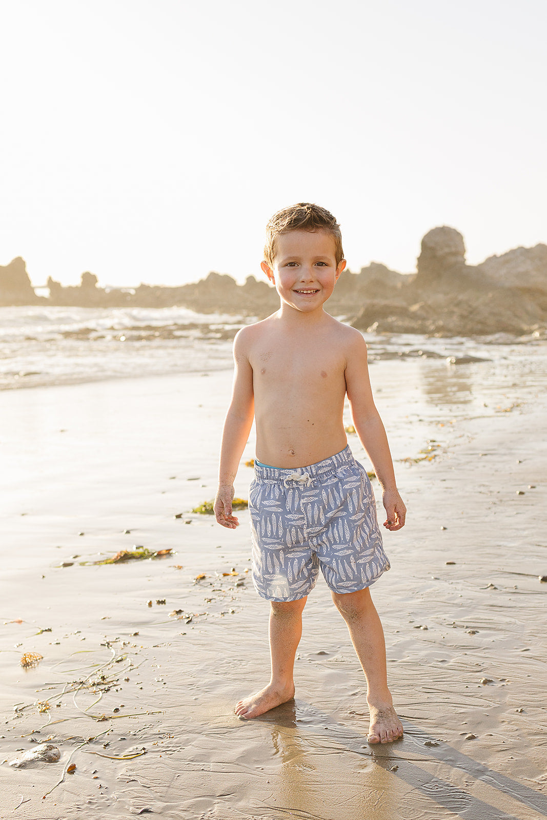 Three Little Tots Sardine Swim Shorts, additional product photo
