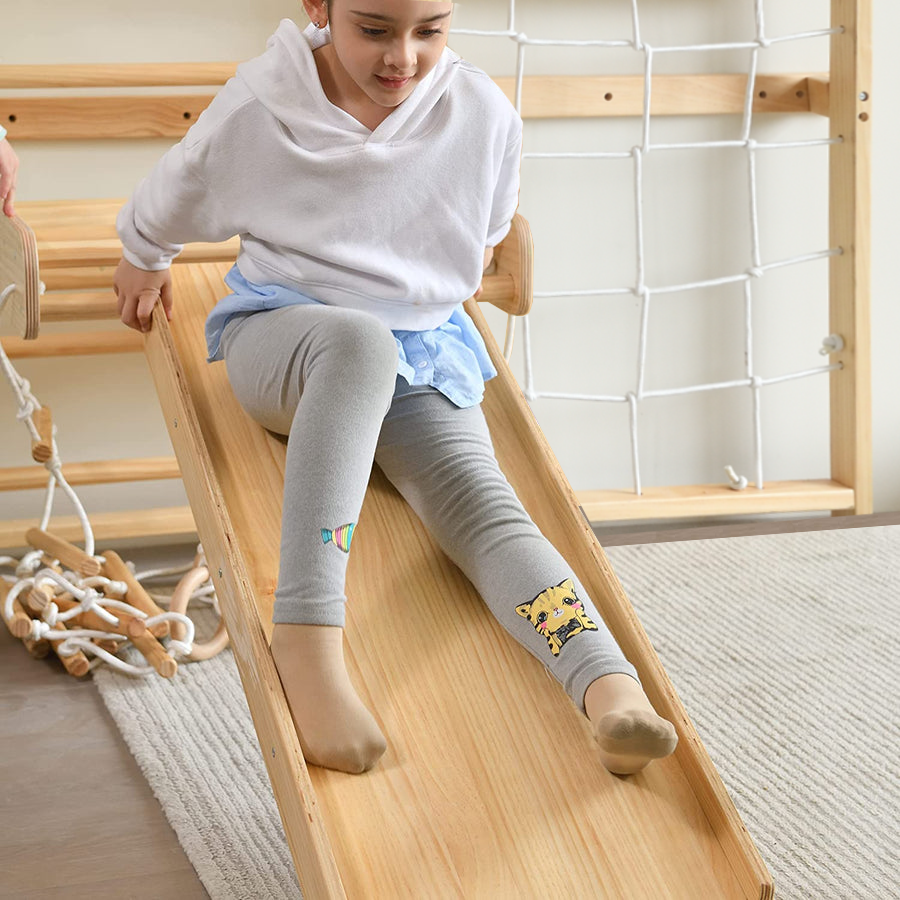 Three Little Tots Neem Swedish Ladder and Rope Wall - 79 Height, extra product detail