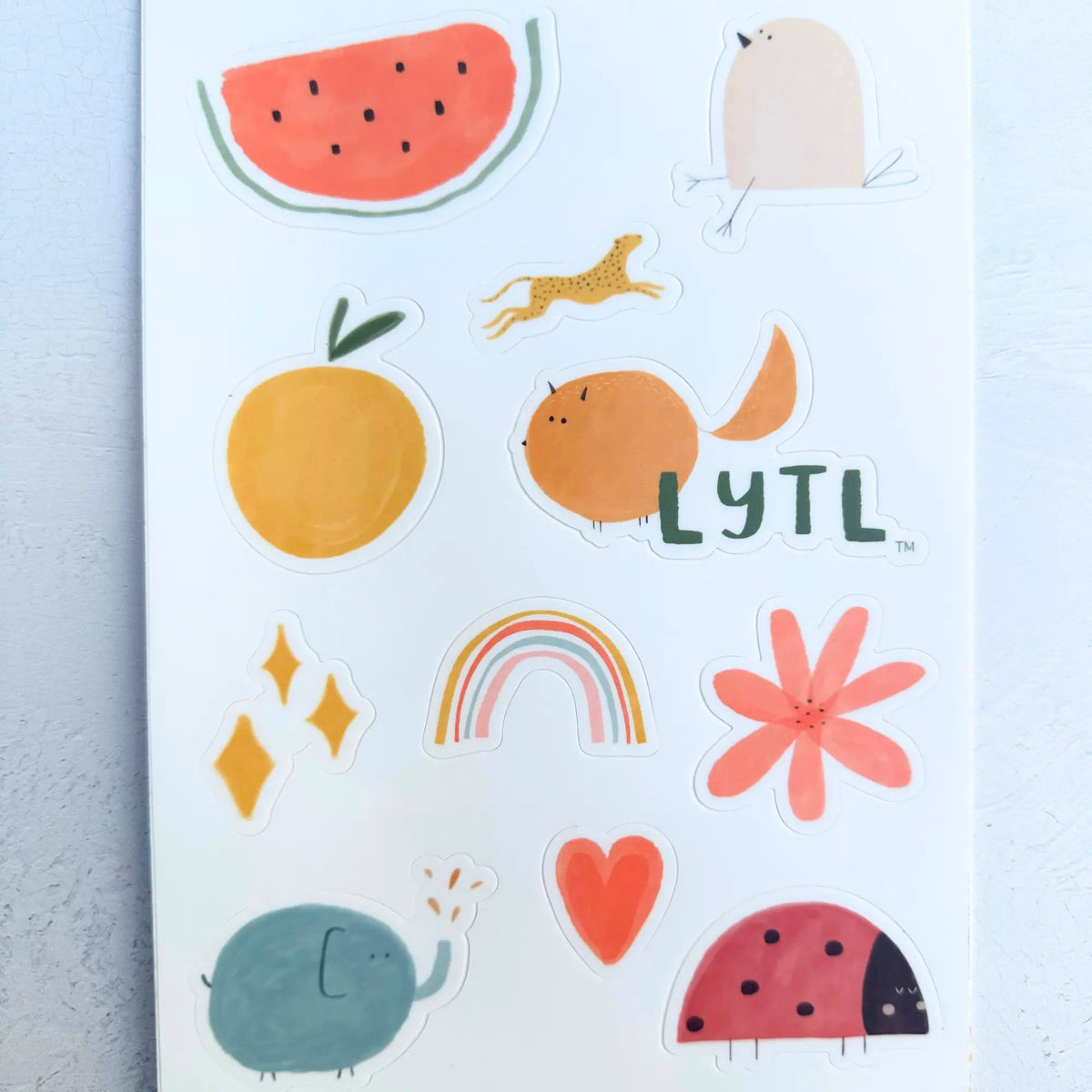 Three Little Tots Kids Sticker Sheet Lytl, additional product photo