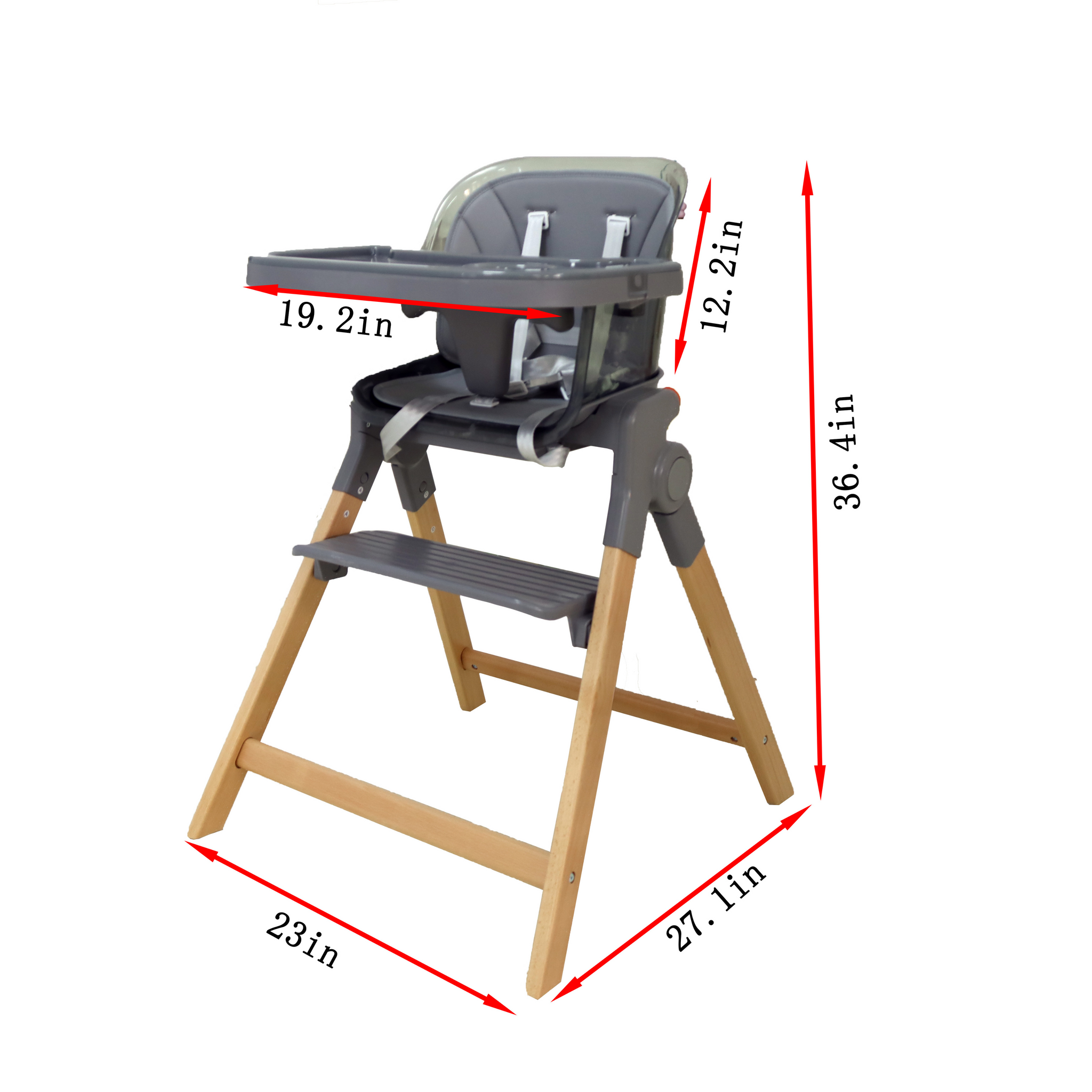 Three Little Tots Clover Baby High Chair, additional view
