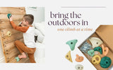 Premium Rock Climbing Holds (Earth Tones) - Everett & Avery Co. - Indoor Climbing Wall - Rock Climbing Holds for Kids