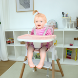 Three Little Tots Clover Baby High Chair, alternate angle