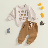 Mama's Little Bestie Sweatshirt and Sweatpants Set