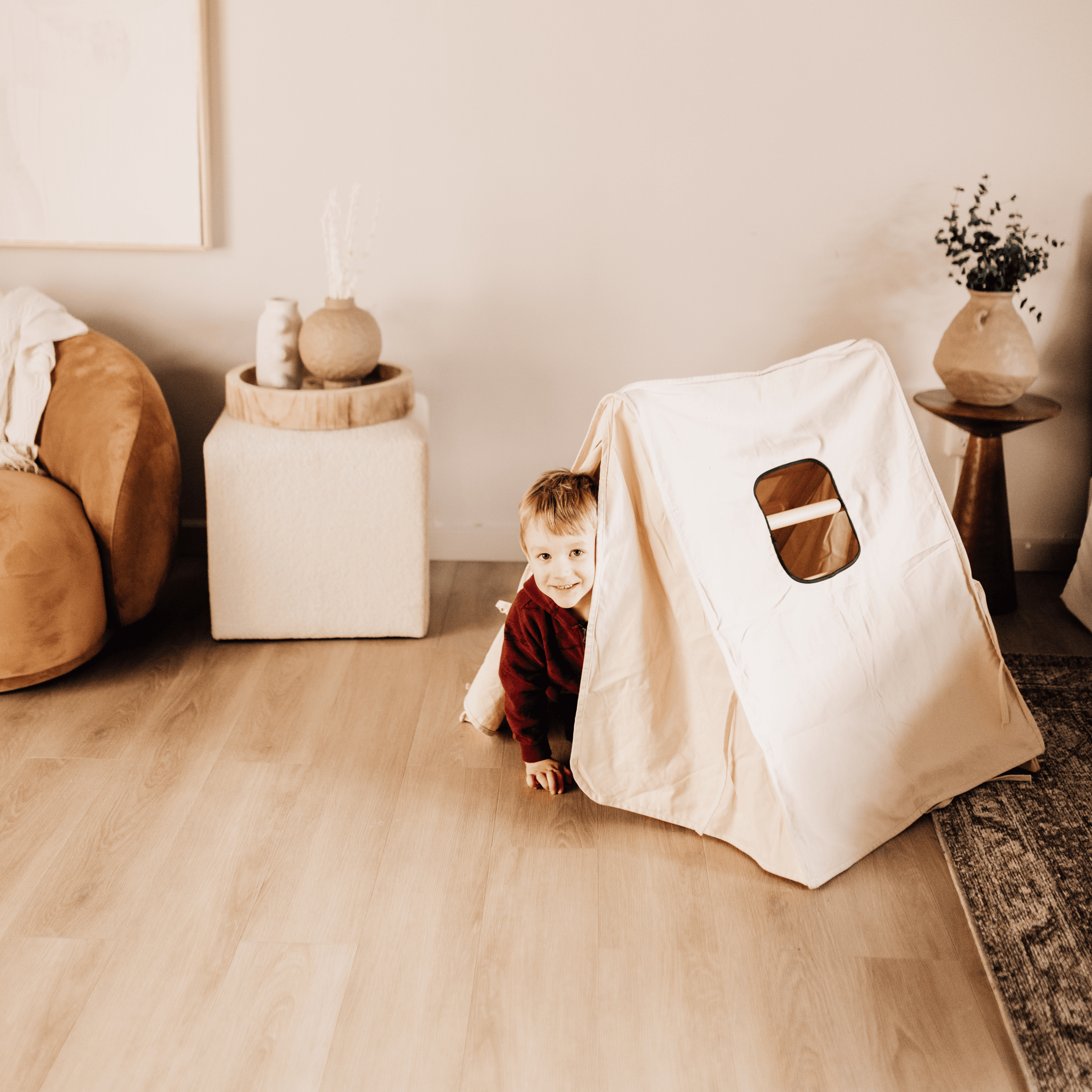 Three Little Tots Tent Cover for Hazel and Olive Pikler, additional view