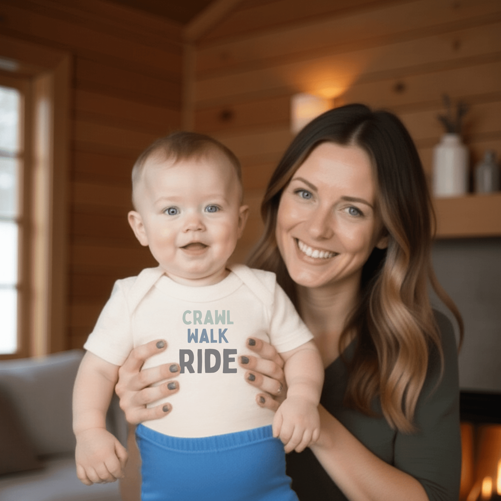 graphic bodysuit |crawl walk ride