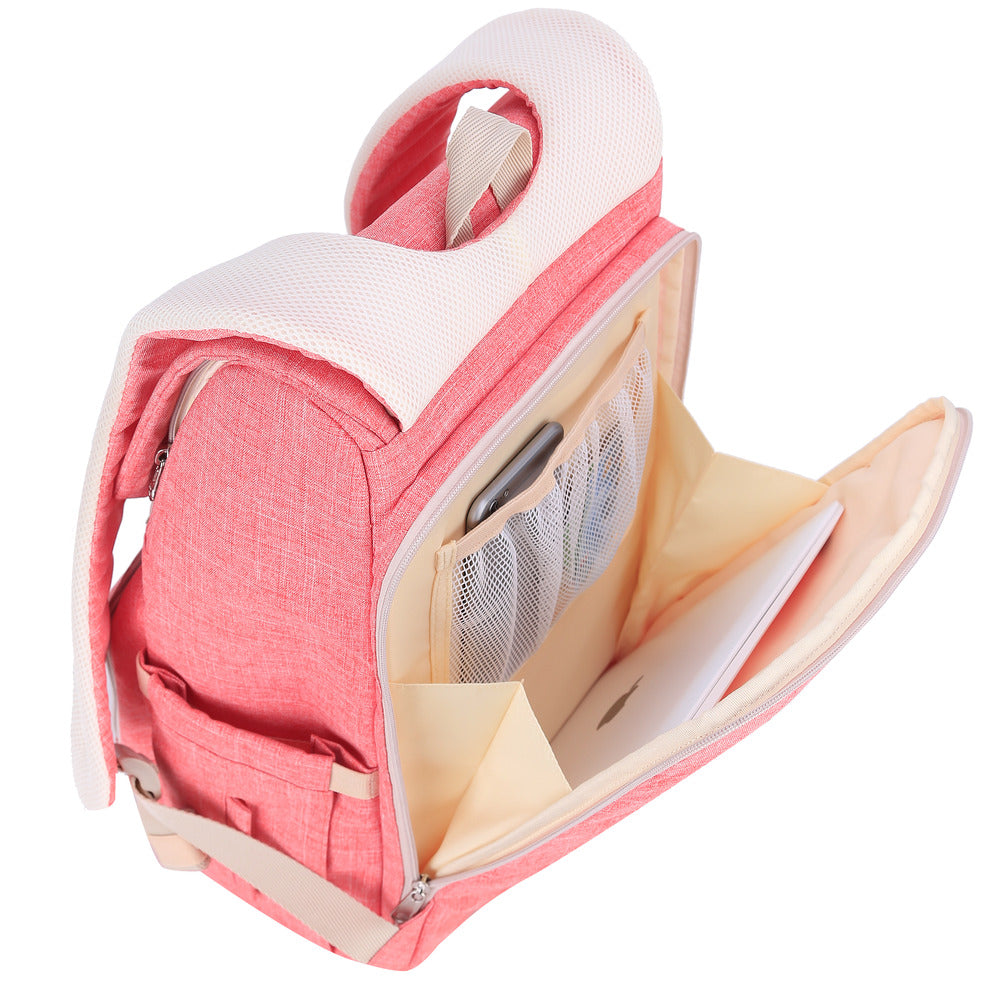 Three Little Tots Canvas Diaper Backpack, additional product photo