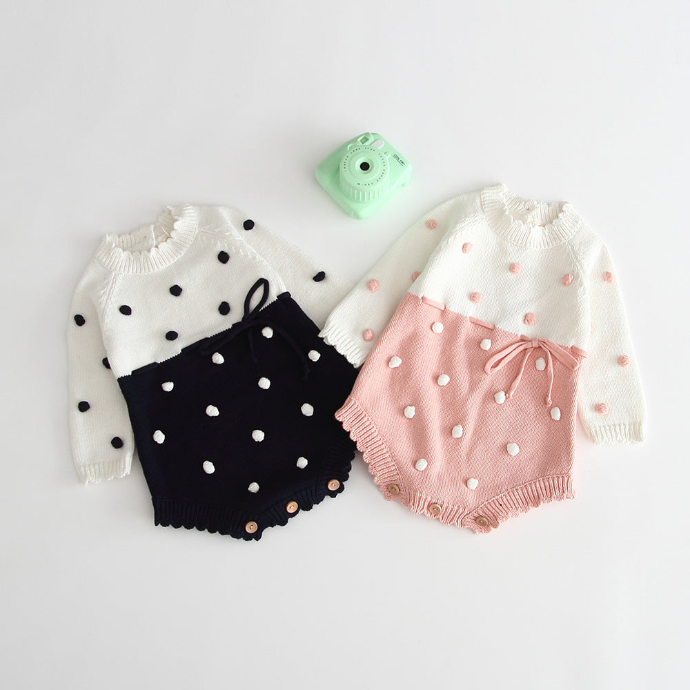 Three Little Tots Baby knitted jumpsuit