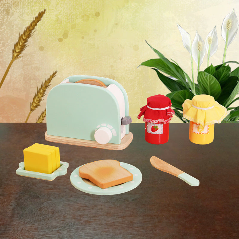 Three Little Tots Children's simulation kitchen set, in Bread machine