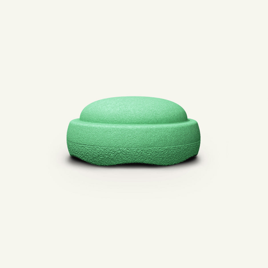 Three Little Tots Round Rainbow Stepping Stone Sensory Toy, in Round Green
