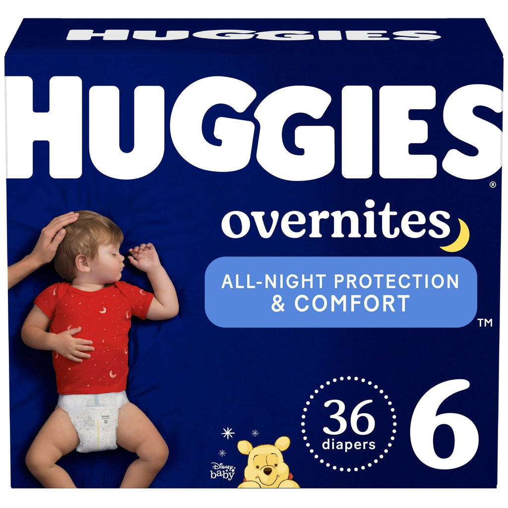Huggies Overnites NIghttime Baby Diaper Size 6; 36 Count