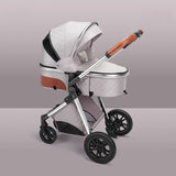 High landscape baby stroller that can sit or lie down lightweight folding two-way shock-absorbing newborn baby stroller