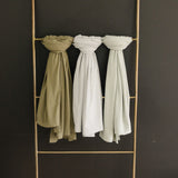 Three Little Tots Olive Bamboo Stretch Swaddle, fifth additional photo