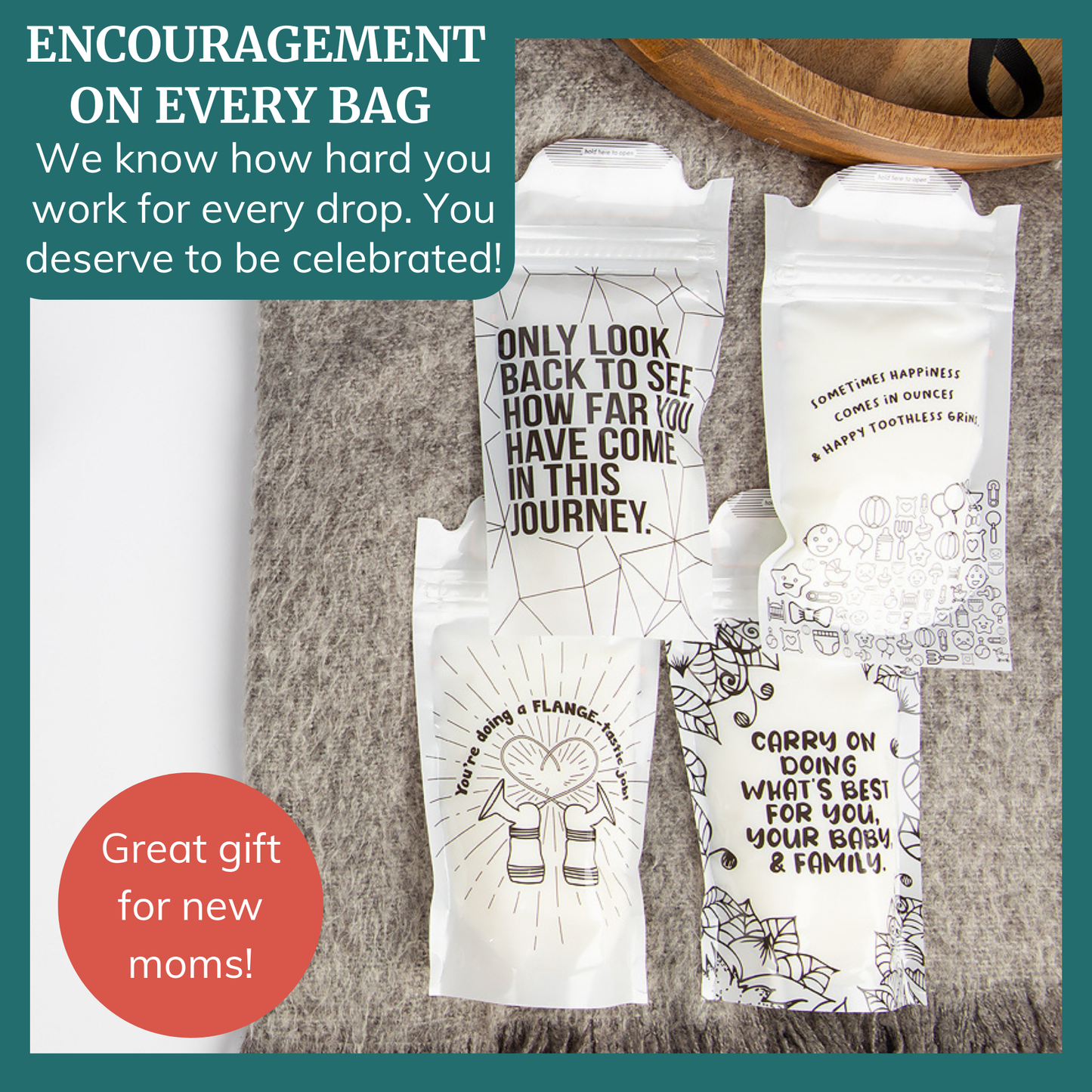 Milk Storage Bags - Breast Milk Pouches