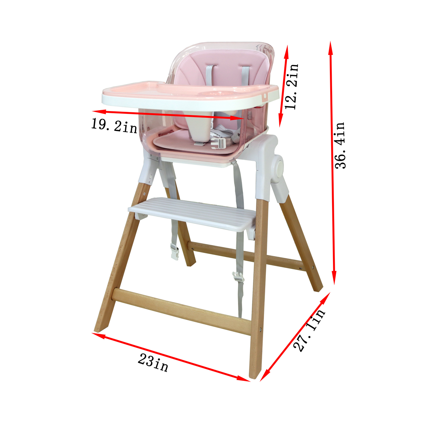 Three Little Tots Clover Baby High Chair, additional product photo
