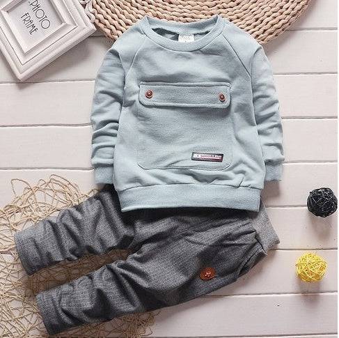 Little Man Top and Bottom Stylish Set