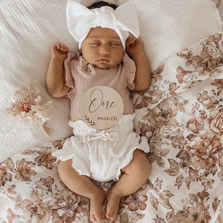 Little Girl Frilly Top and Bottom Set