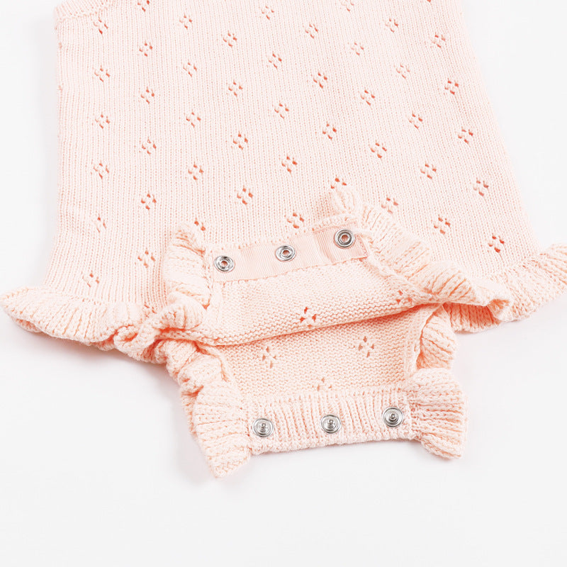Three Little Tots Baby Knitted Vest Wool Jumpsuit Spring And Autumn, additional view
