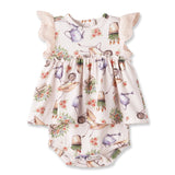 Sweet Garden Skirted Bodysuit – Bamboo Baby Outfit