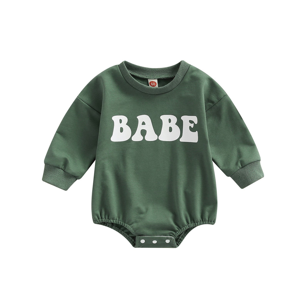 Three Little Tots Baby Cotton Baby Wrap Triangle Crawlsuit, in Green