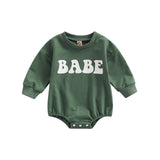 Three Little Tots Baby Cotton Baby Wrap Triangle Crawlsuit, in Green