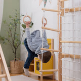 Three Little Tots Grove Foldable Jungle Gym - Wall Mounted - Rainbow, third additional photo