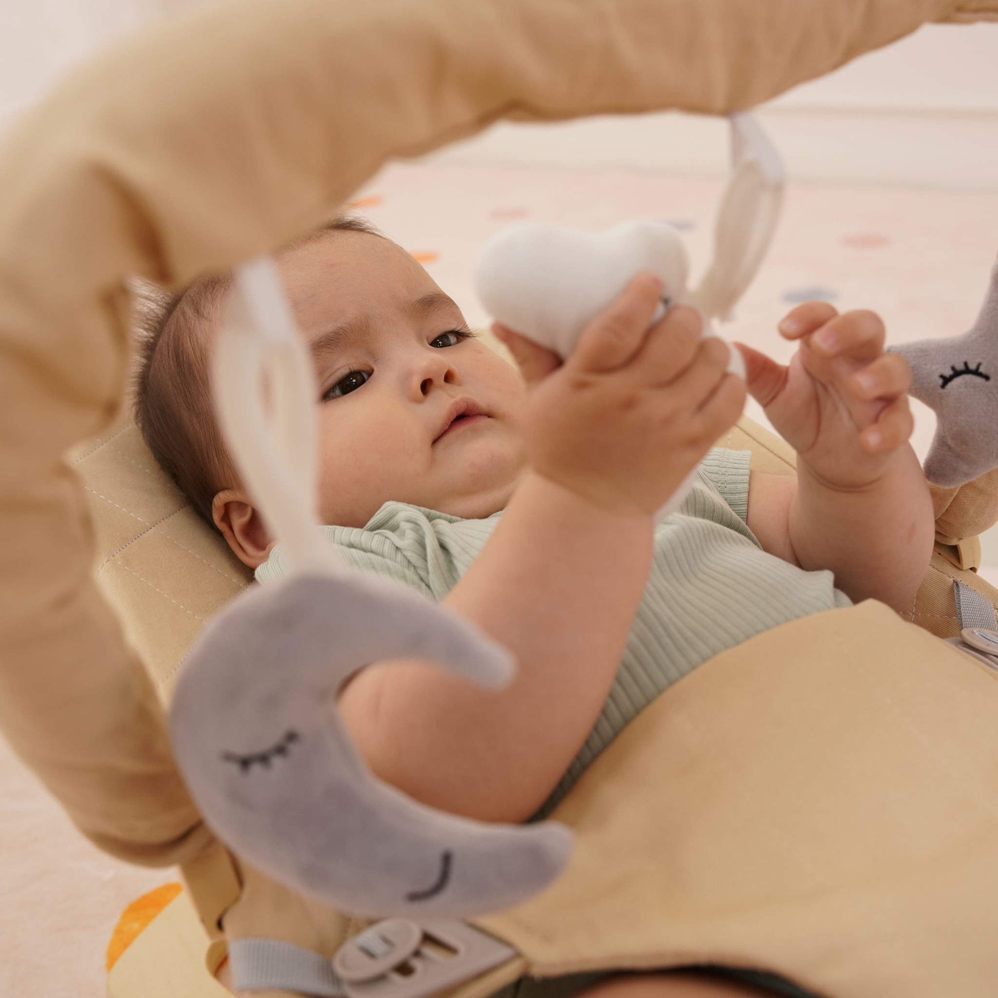 Three Little Tots Fir Baby Bouncer Foldable, third additional photo