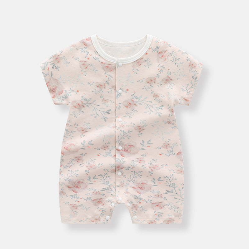 Three Little Tots Baby Thin Clothes Short Sleeve Baby Jumpsuits, additional product photo