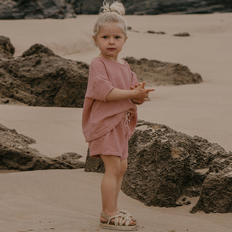 Relaxed Summer Top and Bottom Set