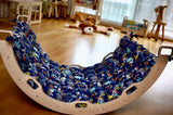 Montessori Climbing Set - Climbing Triangle / Arch Rocker, XL Pillow, and 2 Ramps / 5 Pieces