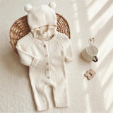 Children's Clothes Romper With Bear Hat