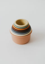 Silicone Cup stacking toy/Stacking toy