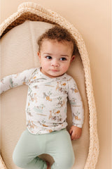 Take Me Home Bamboo Set – Soft Savannah Newborn Outfit (3-Piece)