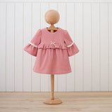 Amethyst Ruffle Bow Dress