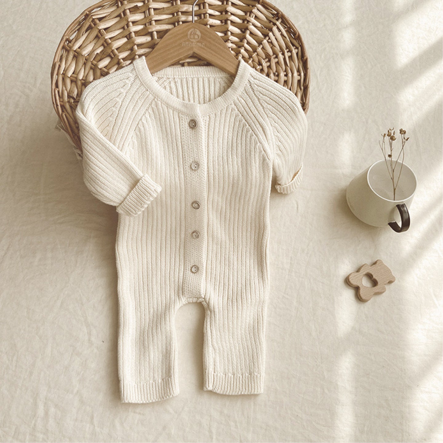 Children's Clothes Romper With Bear Hat
