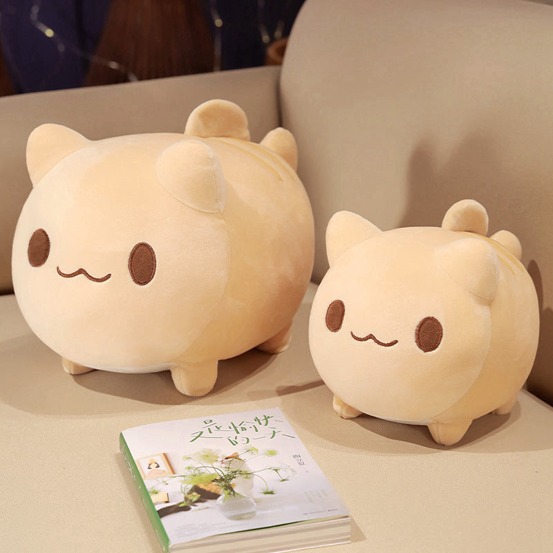Three Little Tots Cartoon Cute Fishtail Cat Plush Toy Accompany Doll Girl Bed Sofa Doll Birthday Gift, additional view