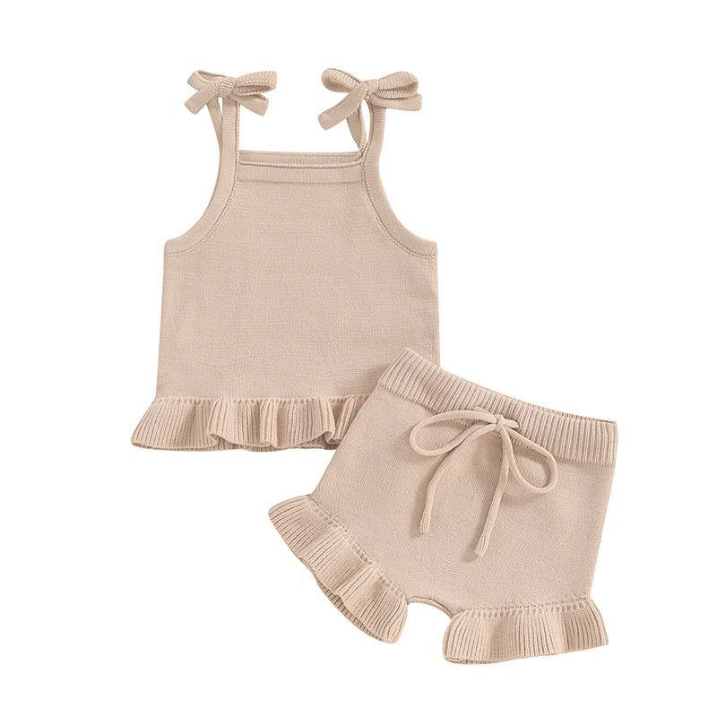 Bow Tank Top and Bottom Summer Set